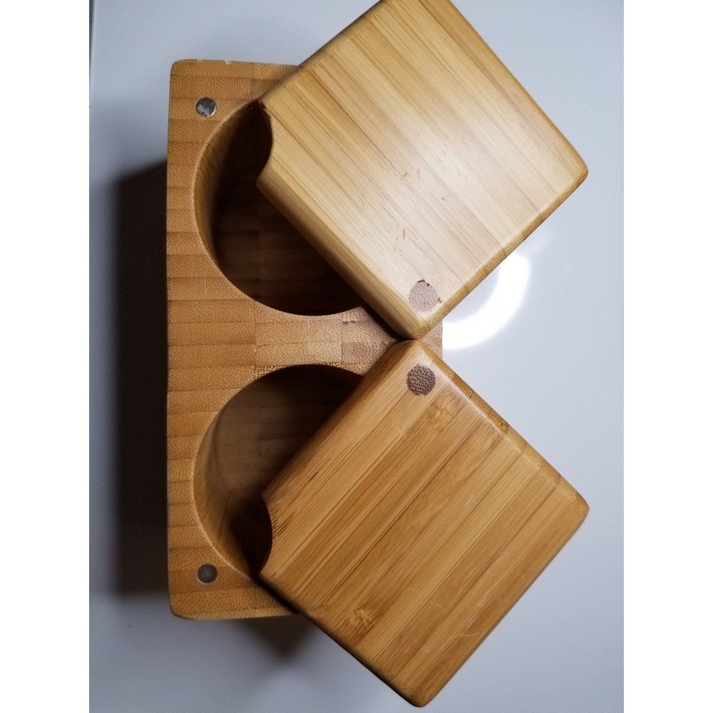 Core Wooden Double Spice Seasoning Box